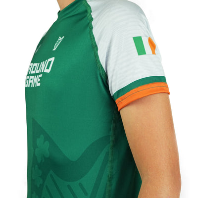 Kinder-Rashguard Irland kurzarm (Grün)