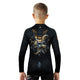 Kinder-Rashguard Oni Samurai langarm