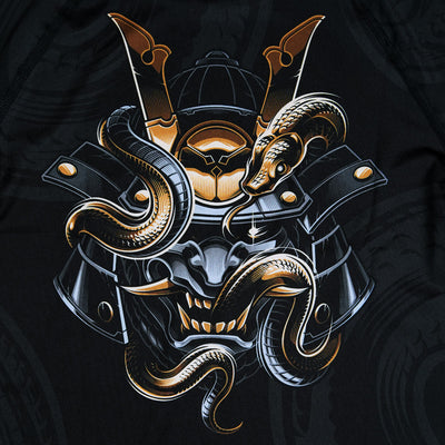 Kinder-Rashguard Oni Samurai langarm