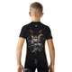 Kinder-Rashguard Oni Samurai kurzarm