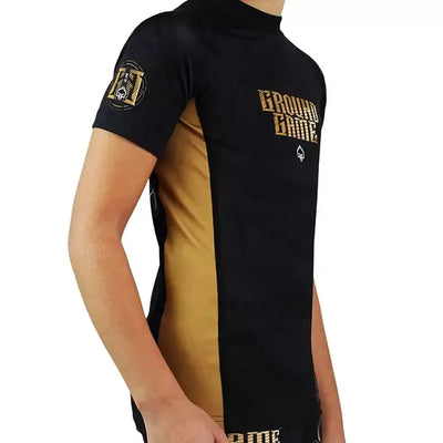 Kinder-Rashguard Oni Samurai kurzarm