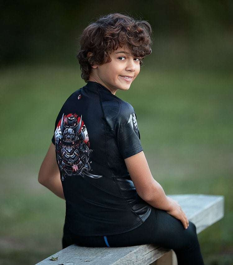 Kinder-Rashguard Samurai 2.0 kurzarm