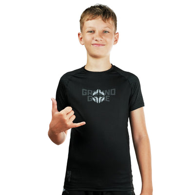 Kinder-Rashguard Samurai Shadow kurzarm