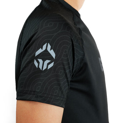 Kinder-Rashguard Samurai Shadow kurzarm