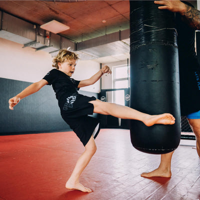 Kinder-Rashguard Samurai Shadow kurzarm