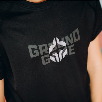 Kinder-Rashguard Samurai Shadow kurzarm