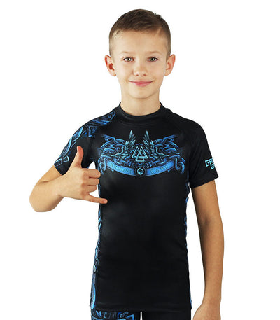  Kinder-Rashguard Viking kurzarm