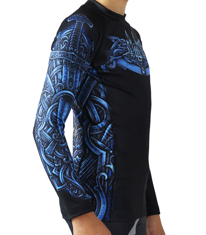 Kinder-Rashguard Viking langarm