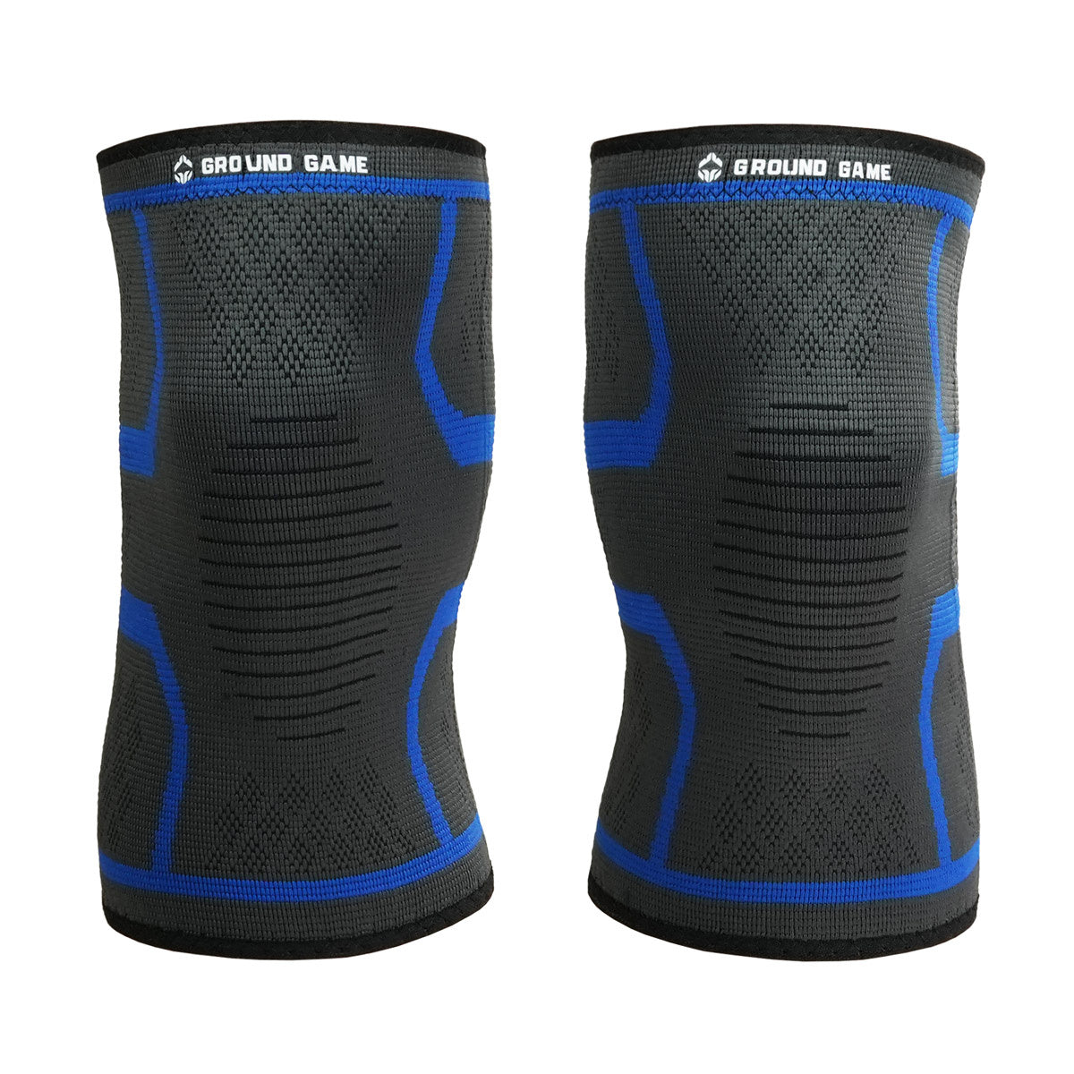 Kniesleeve Classic (Schwarz-Blau)