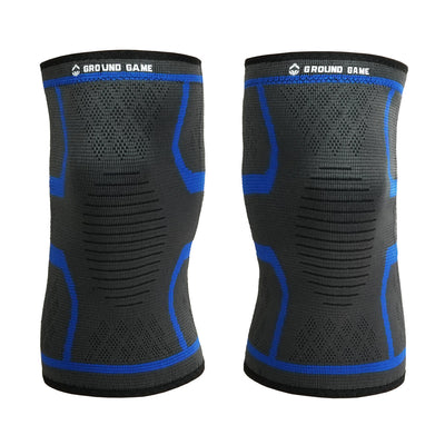 Kniesleeve Classic (Schwarz-Blau)