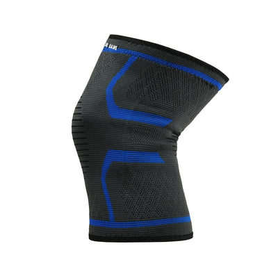 Kniesleeve Classic (Schwarz-Blau)