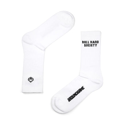 Socken Roll Hard Society (Weiß)