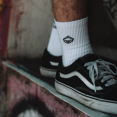 Socken Roll Hard Society (Weiß)