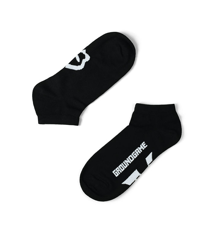 Logo-Sneakersocken (Schwarz)