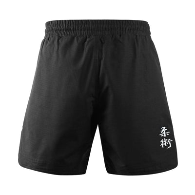 MMA-Shorts Jiu Jitsu aus Ripstop (Schwarz)