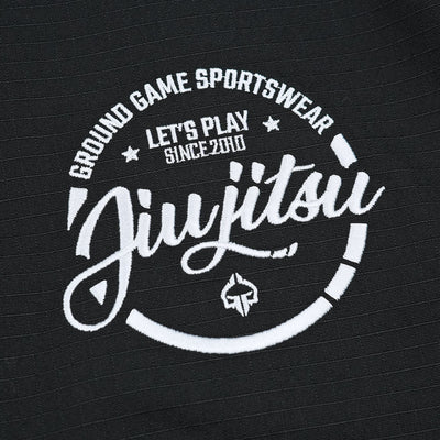 MMA-Shorts Jiu Jitsu aus Ripstop (Schwarz)