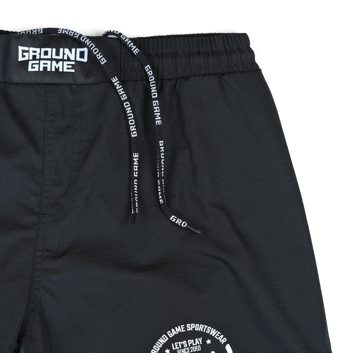MMA-Shorts Jiu Jitsu aus Ripstop (Schwarz)