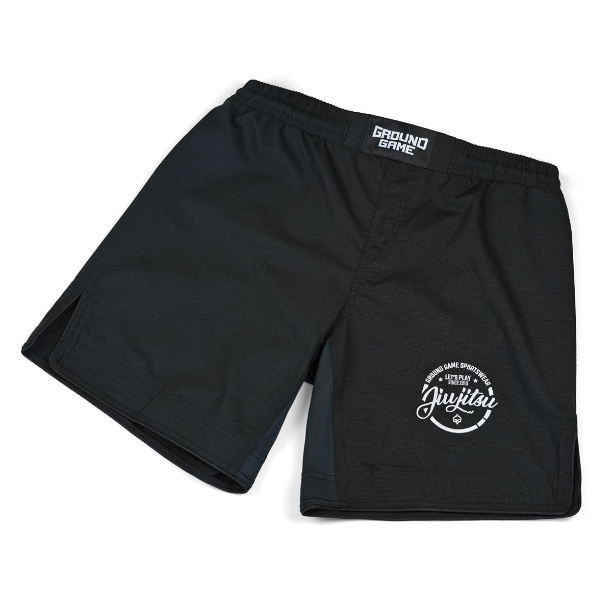 MMA-Shorts Jiu Jitsu aus Ripstop (Schwarz)