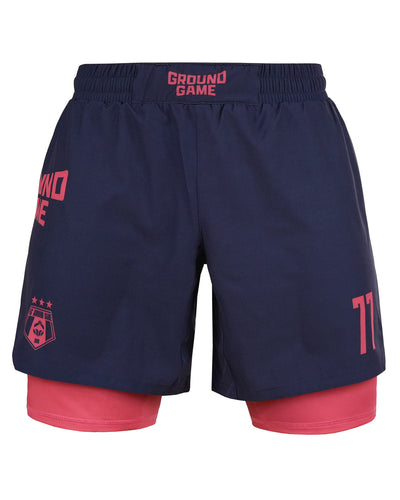 2-in-1-Trainingsshorts FC Armbar (Marineblau)