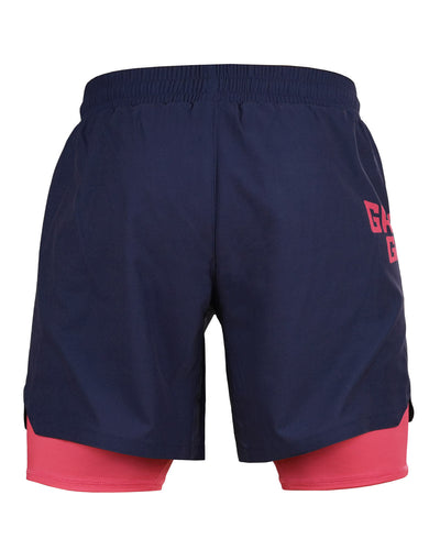 2-in-1-Trainingsshorts FC Armbar (Marineblau)
