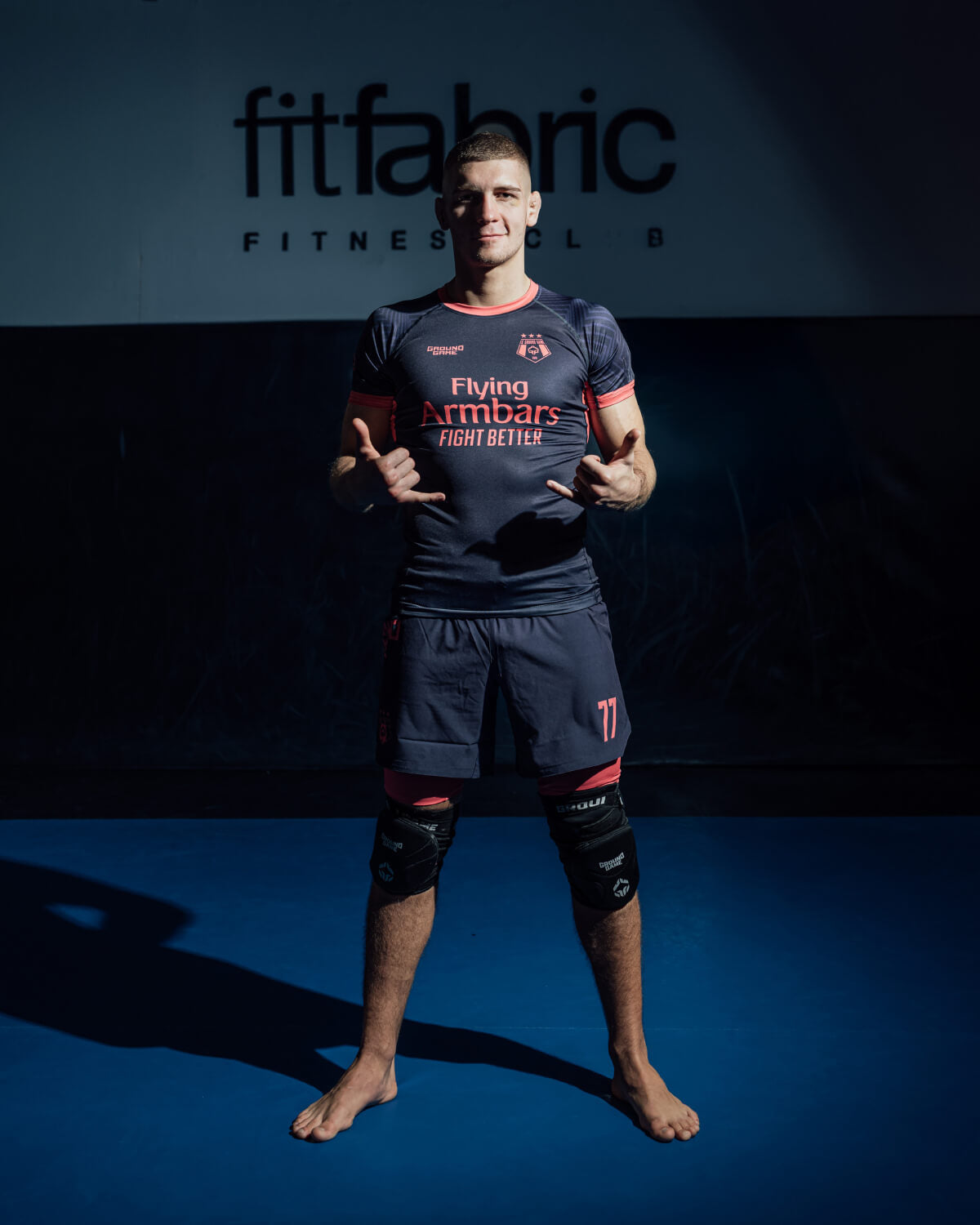 2-in-1-Trainingsshorts FC Armbar (Marineblau)