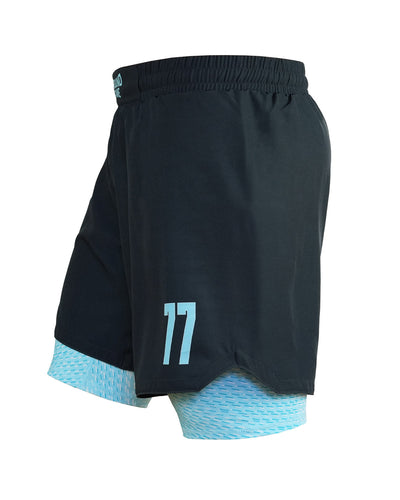 2-in-1-Trainingsshorts FC Armbar (Mint)