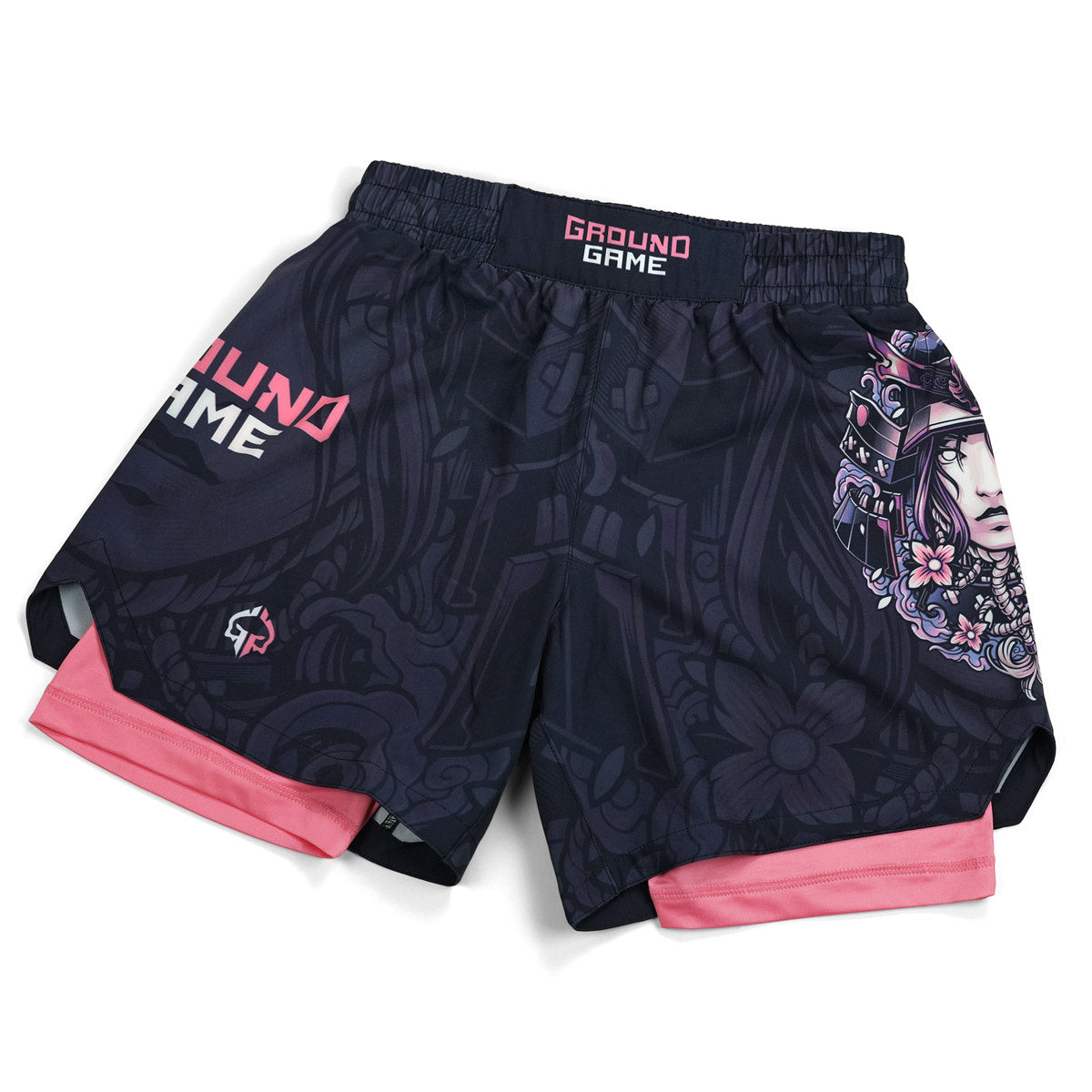 Damen-Trainingsshorts 2-in-1 Asami
