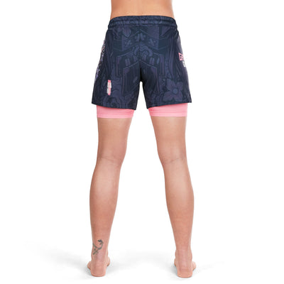 Damen-Trainingsshorts 2-in-1 Asami