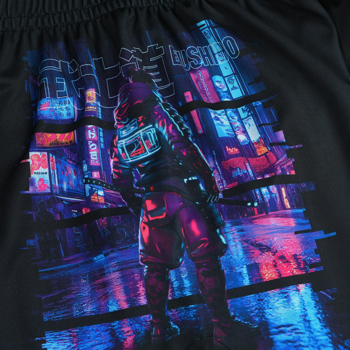 Kinder-Trainingsshorts Cyber Samurai