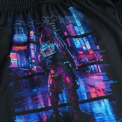 Kinder-Trainingsshorts Cyber Samurai