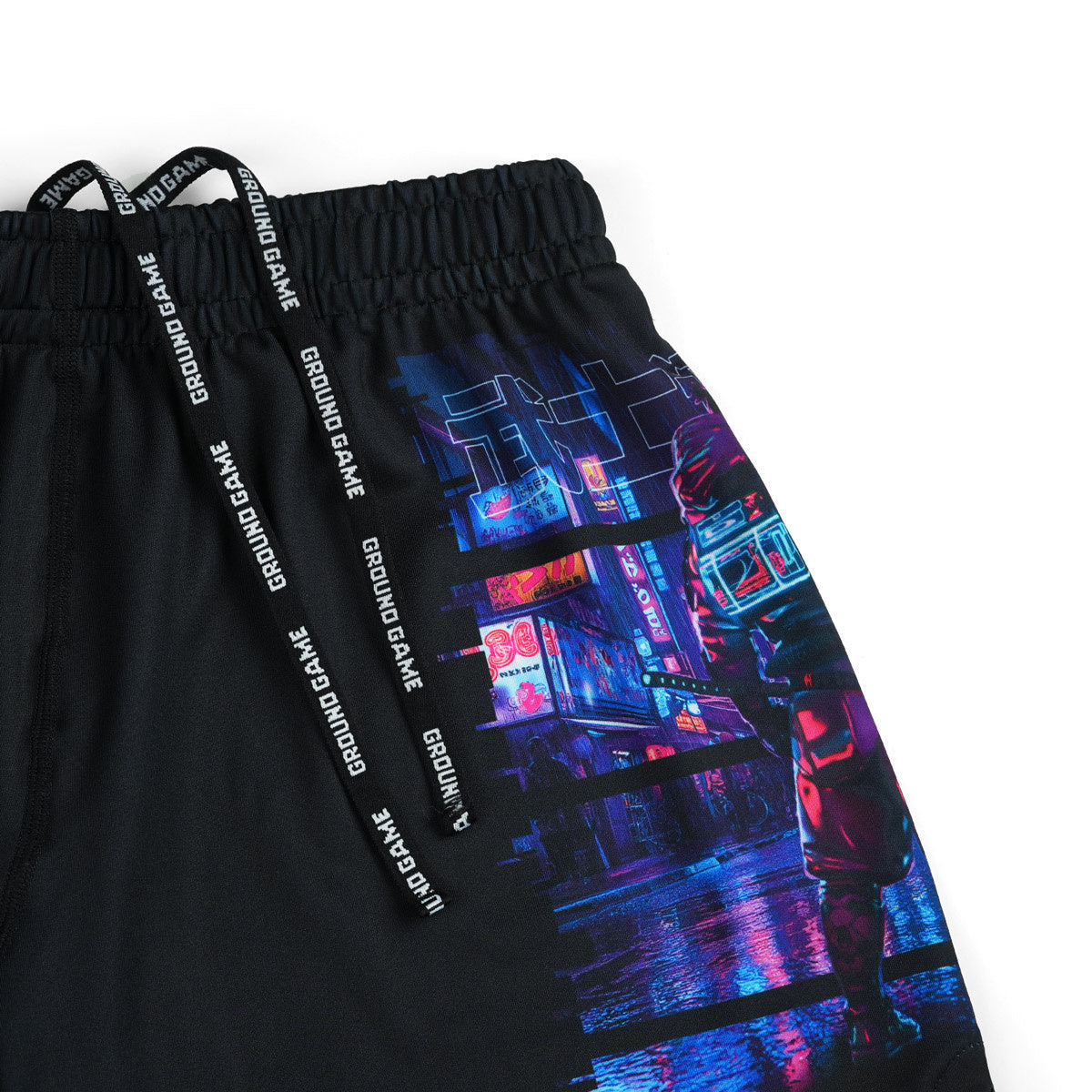 Kinder-Trainingsshorts Cyber Samurai