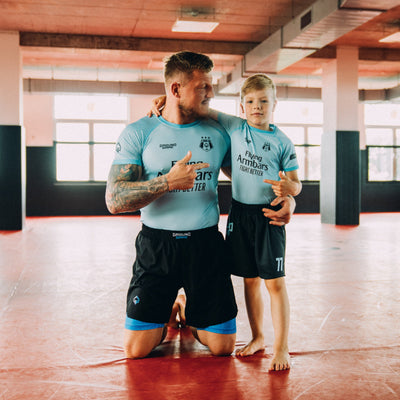 Kinder-Trainingsshorts FC Armbar (Mint)