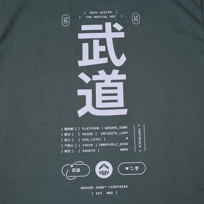 Oversize-T-Shirt Budo (Anthrazit)