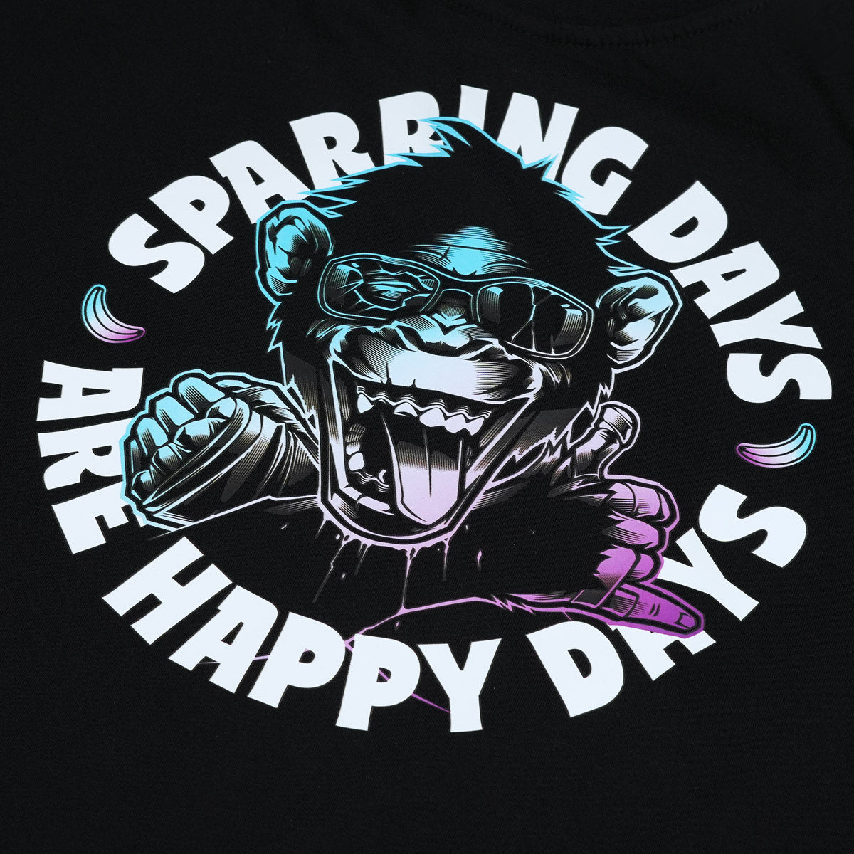 Cheeky Monkey Oversize-T-Shirt (Schwarz)