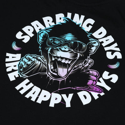 Cheeky Monkey Oversize-T-Shirt (Schwarz)