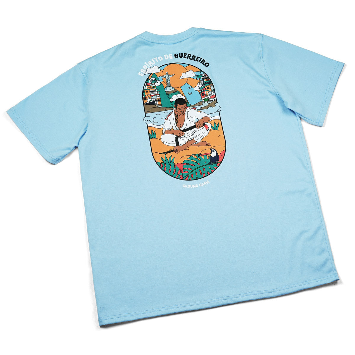 Oversize-T-Shirt Favela (Blau)