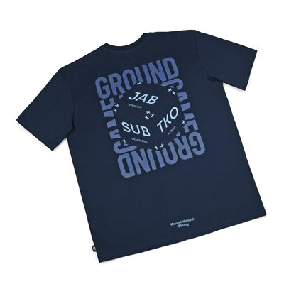 Oversize-T-Shirt Game Theory (Marineblau)