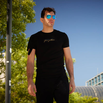 T-Shirt Glitz (Schwarz)