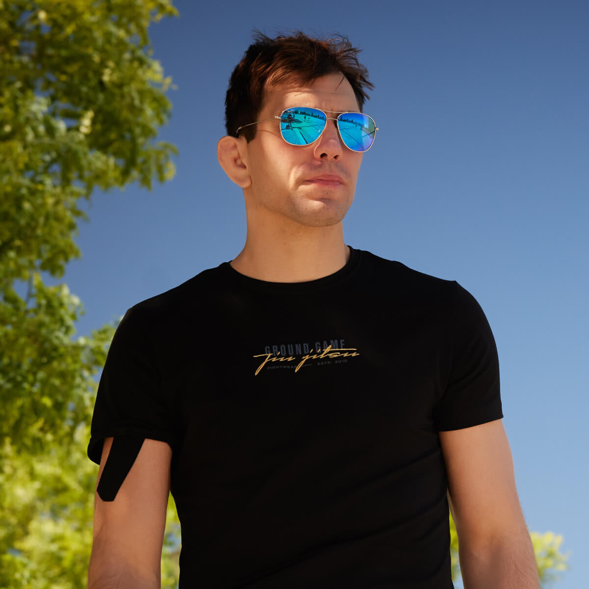 T-Shirt Glitz (Schwarz)