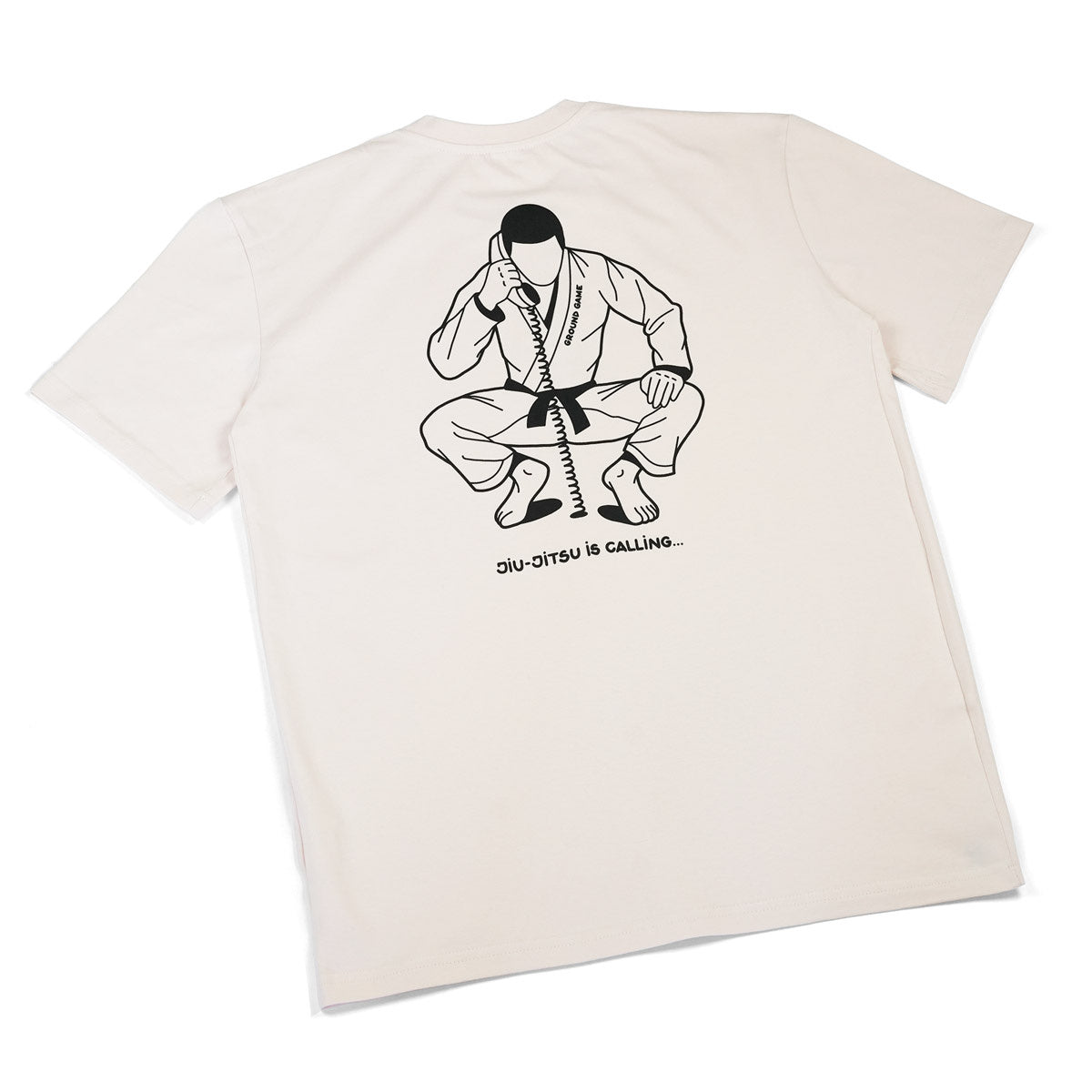 Oversize-T-Shirt Jiu-Jitsu is Calling x Noize (Beige)