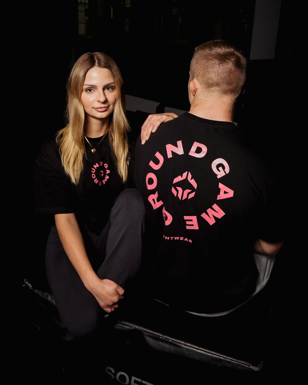 T-Shirt Round 1 Oversize (Schwarz)