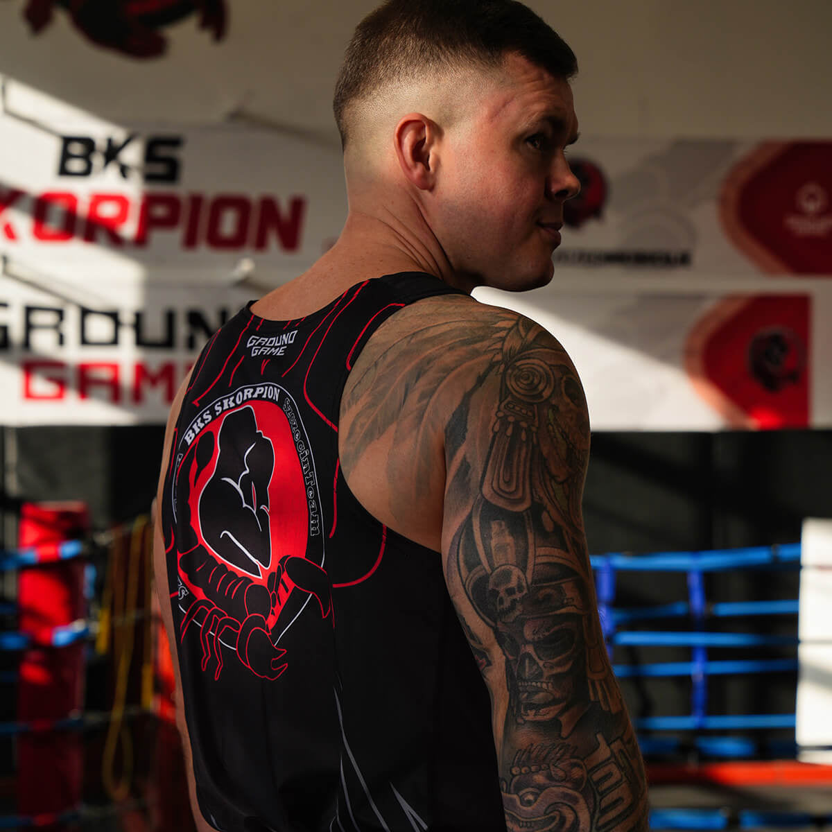 Boks-Tanktop BKS Skorpion (Schwarz)