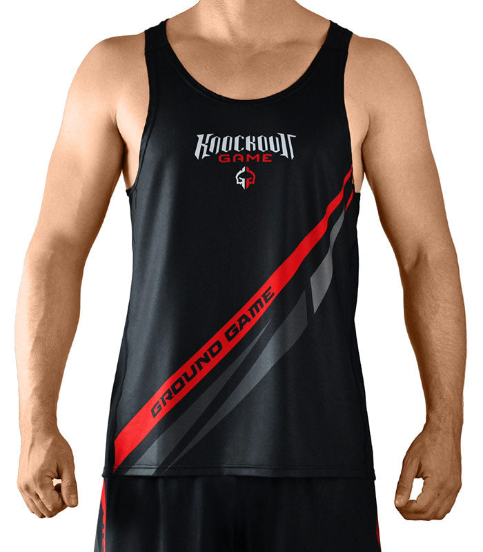 Boxer-Tanktop Knockout Game (schwarz)