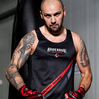 Boxer-Tanktop Knockout Game (schwarz)