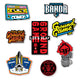 Ground Game Sticker-Set, 8-teilig