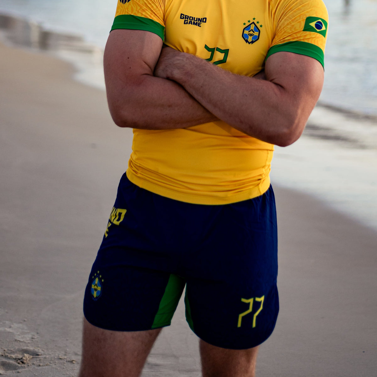 Leichte MMA-Shorts Brazil Football