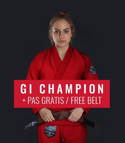 Damen BJJ Gi Champion 2.0 (Rot) + Gratis Gürtel