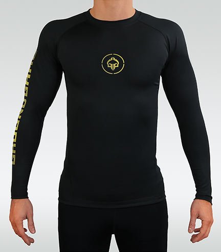 Rashguard Athletic Gold Langarm