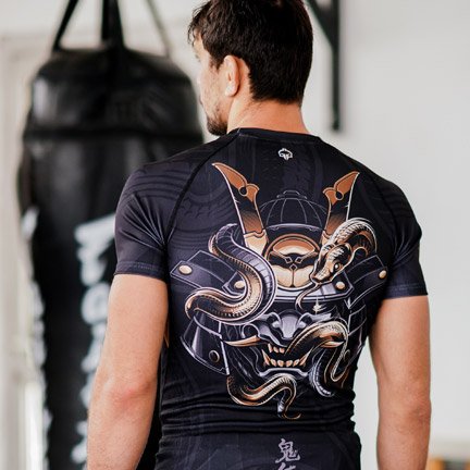 Rashguard Oni Samurai Kurzarm