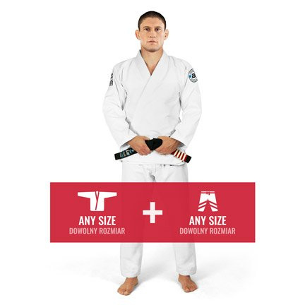 BJJ GI Breaker 2.0 (Weiss) - mix and match